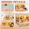 Prolee Hamster Cage Chewproof Wooden 24 Inch Guinea Pig Cages