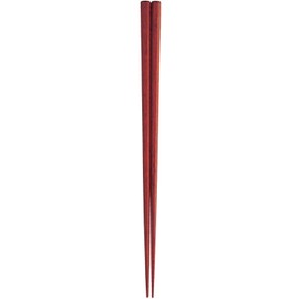 Kawai 118802 Edo Karaki Chopsticks Octagonal Chopsticks Vermilion, 9.1 inches (23 cm)