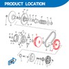 Tuntrol Primary Drive Clutch with Fixed Sheave Plate Assembly for