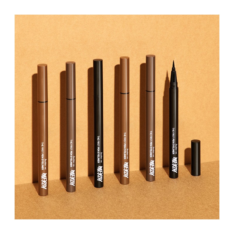 MERZY [1+1][Merge] Smudge-free The First Pen Eyeliner (0.5g) Oreo /