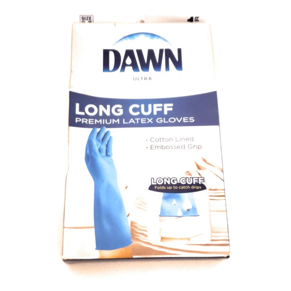 Dawn Latex Gloves, Medium, Blue