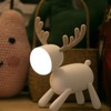 LED Night Light Cartoon Deer Shaped Table Lamp 1200mAh USB