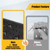 PBHEPJ 8 Pcs Metal Pegboard Panels, Heavy Duty Peg Boards