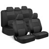 BDK PolyPro Car Seat Covers Full Set in Charcoal on