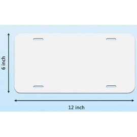 Scottish Flag Irish Flag Front Novelty Car Tag Sign with Custom Background Options