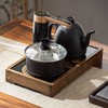 Induction Cooker Wood Frame Minimalist Stable Embedded Electric Tea Stove