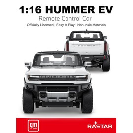 RASTAR 93000 1/16 RC Truck Hummer EV with Openable Doors & Crab Walk, White