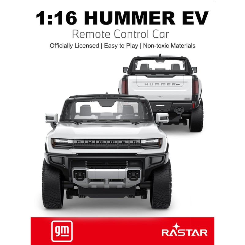 RASTAR 93000 1/16 RC Truck Hummer EV with Openable Doors
