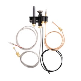 Jolipoir 69L17 Pilot Assembly for Natural Gas Fireplace Replaces 69L1701 J4117 904405 NG SIT Pilot Replacement for IHP Lennox Elite Merit Superior Serefina Astria Fireplaces and Stoves