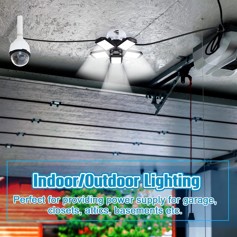 Ceoighe 1 Pack Upgraded Remote Control Plastic Light Fixture with