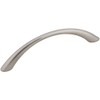 Silverline P2022 Tapered Curved Arch Bow Transitional Drawer Handle Pull