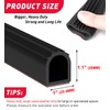 CHUANJI Rubber Seal Strip D Shape RV Weather Stripping Exterior