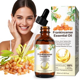 Frankincense Oil for Skin, 100% Pure and Natural Organic Frankincense Oil for Self Care, Skin, Face, Hair, Relieving Discomfort, Calming, Massage & Relaxation | 60ml