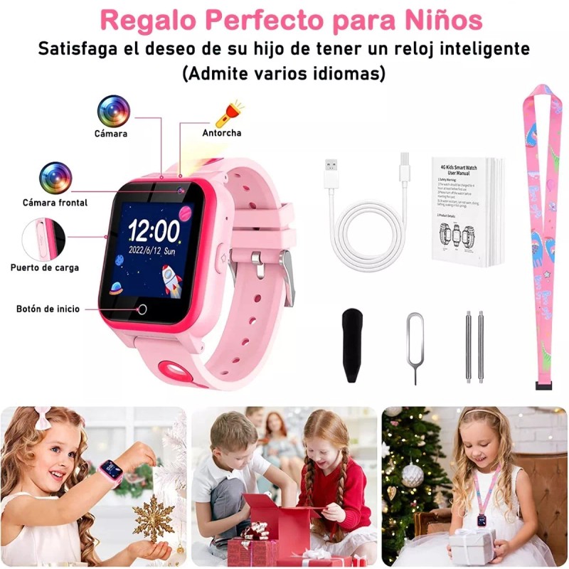 GL Reloj Inteligente Para Niños Con Música Y Cámara Y