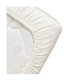 Popolini Fitted sheet, suitable for mattresses measuring 60 x 120 to 70 x 140 cm, white