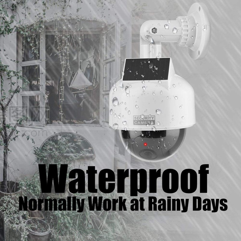 Topiky Dummy Camera, Waterproof Wall Mounted Dummy Camera Indoor &
