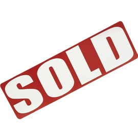 Sold Sign Rider for Realtors – Reusable Real Estate Rider | Magnetic Sold Sign for Realtors and Real Estate Agents– by Office Products and Signs