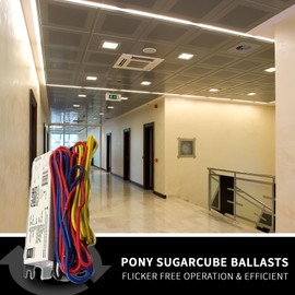 Fulham Lighting SC-120-213-LT5 SugarCube Electronic 1 or 2-Lamp Ballast, (Pack of 1)