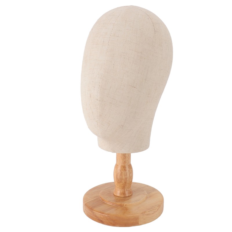 Wig Head Stand Non Woven Fabric Mannequin Head Hat Display