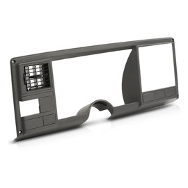 Speedometer Dash Bezel Trim Gray Compatible with Chevy Silverado GMC Sierra Truck 1988-1994