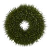Nearly Natural 32-in. Giant Cedar Artificial Wreaths Green