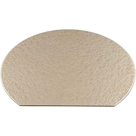 J-kitchens J-kitchens Shaku 2 Gion Half Moon Mat Champagne Gold Aqua/Black Made in Japan 36.0 cm