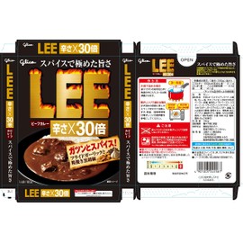 Ezaki Glico Beef Curry Lee Spicy x 30 Times, 6.3 oz (180 g)