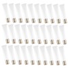 Housoutil 50pcs Travel-ready Lip Gloss Squeeze Tubes Empty Lip Balm