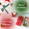 2 Rolls 20 Yards Christmas Ribbon, Xmas Satin Ribbon for
