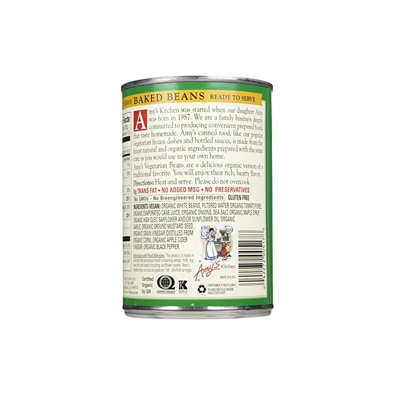 Amy's Organic Vegetarian Baked Beans - 15 oz
