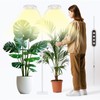 GLOWRIUM Grow Lights for Indoor Plants, 36W Full Spectrum 2-Head