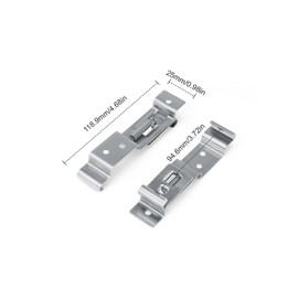 Trailer Number Plate Clips, SRJQXH 4 Pcs Trailer Hitch License Plate Frame, Number Plate Holder for Trailer, Fits License Plate Height 10.5-11.5cm