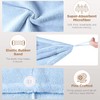 2 Pack Microfiber Hair Towel Wrap AUMA Super Absorbent Twist