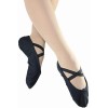 Zapatillas De Media Punta Lona Y Gamuza Para Ballet Dama