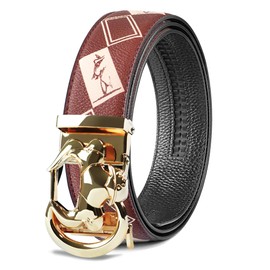 Coipdfty Cowboy Belt for Men Leather Ratchet Dress Belts for Men Adjustable Belt