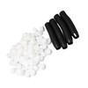 100PCS Net Cups with 100PCS Sponges Plastic Breathable Bottomless Garden