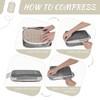 Compression Packing Cubes with Mesh,4 Pcs Travel Packing Cubes Set,Lumobrilla