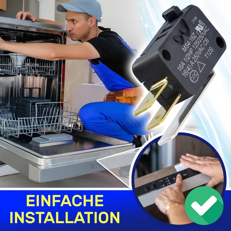 Sensor switch for the water level in the dishwasher 250