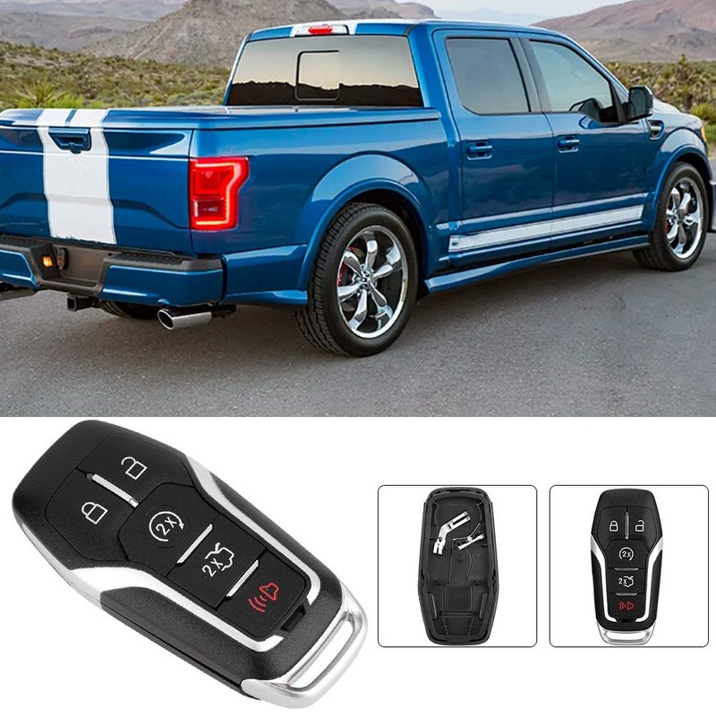 Suuonee Key Fob Case, 5 Botones Keyless Car Remote Key