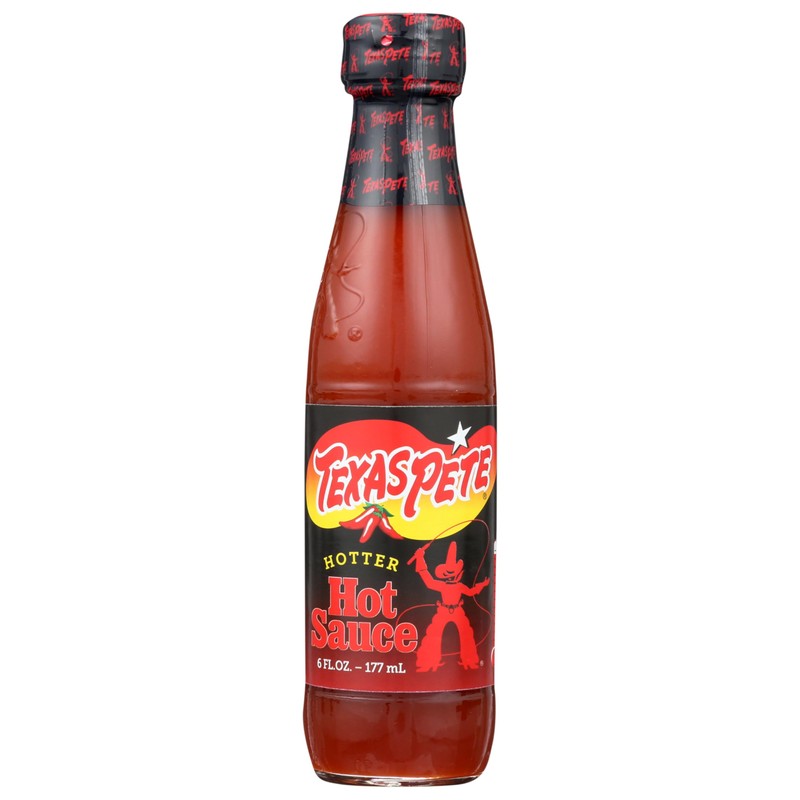 TEXAS PETE SAUCE HOTTER HOT 6 OZ
