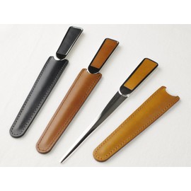 Slip-on Letter Opener with Case Wine Rio Leather IOL-2403