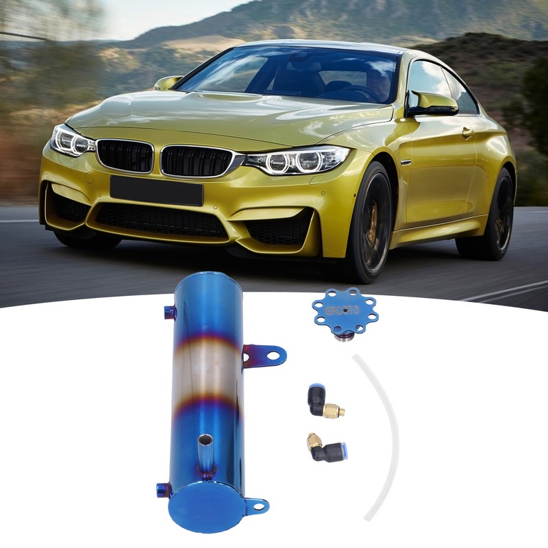500ML Radiator Cooling Coolant Tank Overflow Catch Can Reservoir Aluminum
