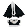 niannyyhouse 5.9 inches (15 cm) Plush Clothes, Nun's Clothes, Black,