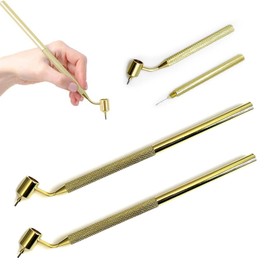 vcsjw Fluid Writer Pen Set of 2 0.5 mm/0.7 mm Fine Line Paint Pen Set for Repair Scratches, Artistic Fonts Painting Writing Fine Line Painting