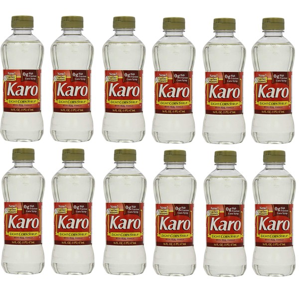 Karo Red Label Light Syrup, 16 Ounce Each -- 12 Per Case