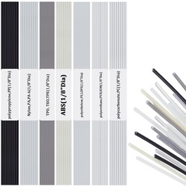 AHANDMAKER 78 Pcs Plastic Welding Rods PP PE PVC ABS PPR of Welding Repair Strips Common Plastic Rods Kit for Car Bumpers Daily Repair and Other Products Supplies 20cm