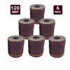 Pre-Cut Sandpaper Rolls | 120 Grit | 6 Pack |