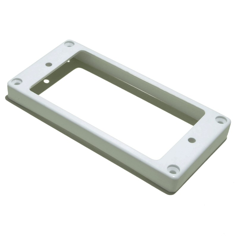 Pair of humbucker pickup surround rings for curved top guitar
