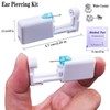 Ear Piercing Kit, SLVIEKAE Self Ear Piercing Gun Disposable Ear