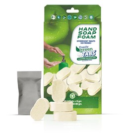 EVERLYGREEN Foaming Hand Soap Refill Tablets – Created with luxurious lather & Eco-Friendly Material – Compatible with Different Dispensers – Deep Cleansing with Moisturizing – Apple Fragrance - 17 Oz
